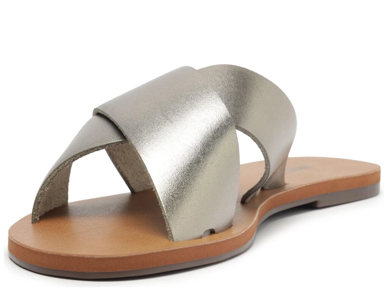 SANDALIA DE CUERO MUJER ANACAPRI PLATEADO ALBA C3001400040024 - 4