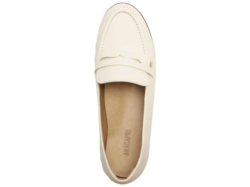 MOCASIN MUJER ANACAPRI BLANCO CLARA - 5