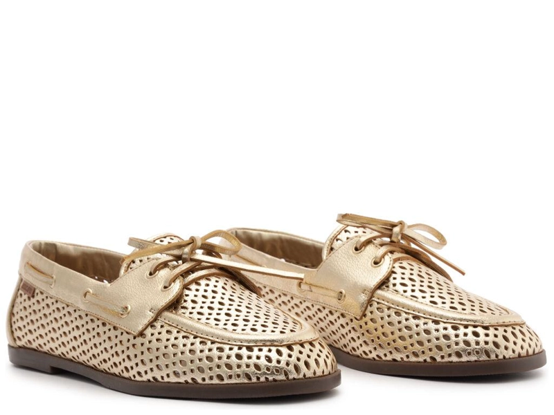 MOCASIN MUJER ANACAPRI DORADO BECKY - 2