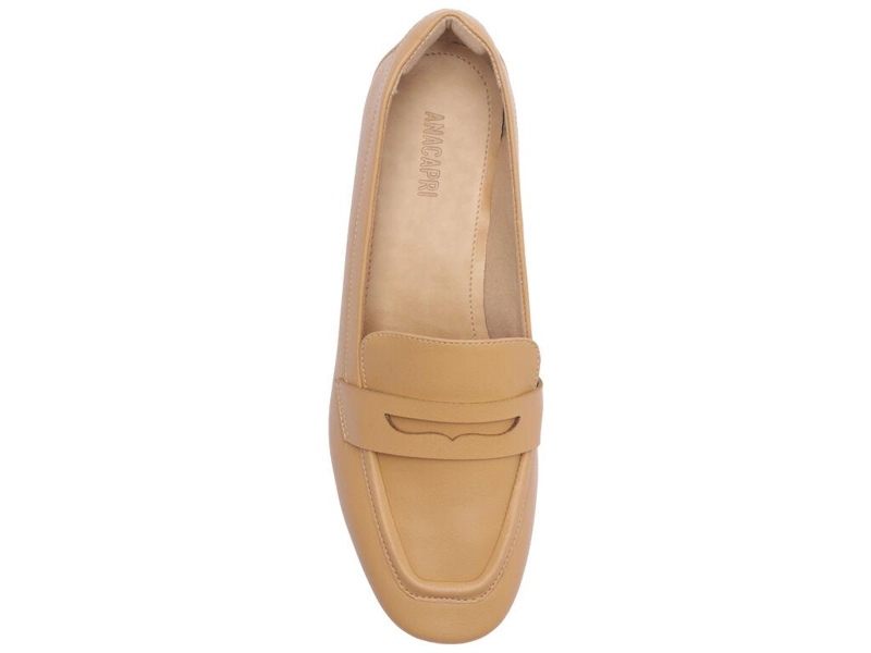 MOCASIN MUJER ANACAPRI BEIGE JULIA - 5