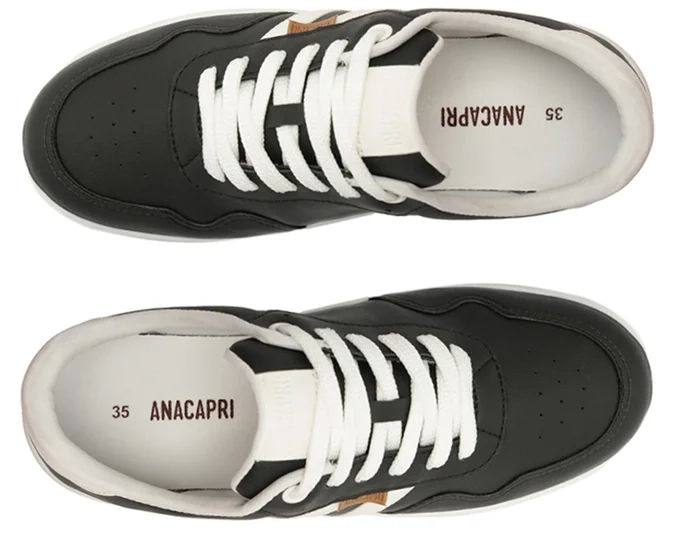 ZAPATILLA MUJER ANACAPRI NEGRO JANIS - 5