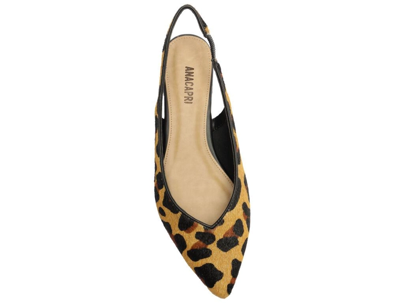 ZAPATO DE CUERO MUJER ANACAPRI LEOPARDO AMELIA - 5