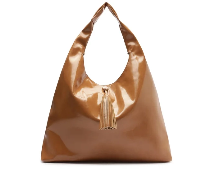 CARTERA MUJER ANACAPRI CAFE  OVAL GRANDE - 1