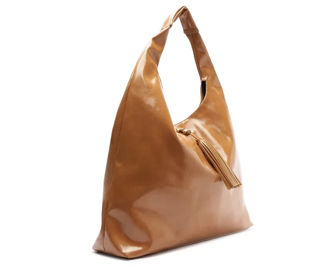 CARTERA MUJER ANACAPRI CAFE  OVAL GRANDE - 2