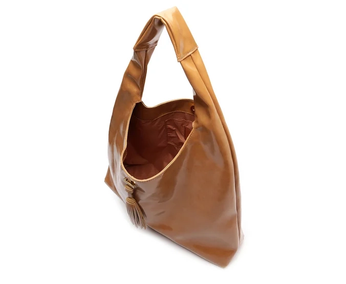 CARTERA MUJER ANACAPRI CAFE  OVAL GRANDE - 4