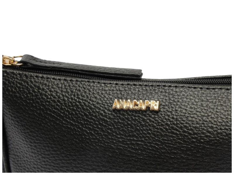 CARTERA MUJER ANACAPRI NEGRO BANDOLERA MEDIANA - 3