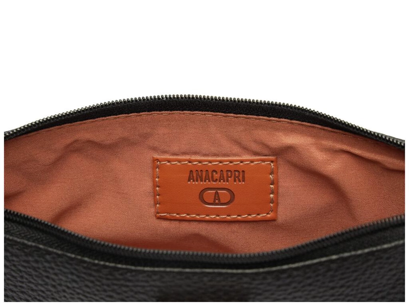 CARTERA MUJER ANACAPRI NEGRO BANDOLERA MEDIANA - 5