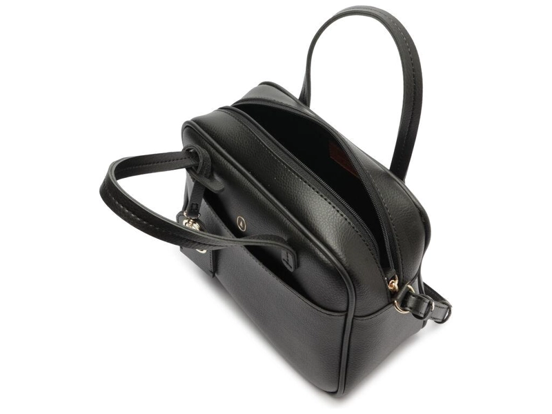 CARTERA MUJER ANACAPRI NEGRO DOS ASAS MEDIANA - 2
