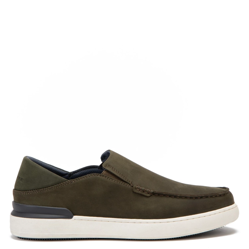 ZAPATILLA DE CUERO HOMBRE GUANTE VERDE BROOME 0036065 - 1