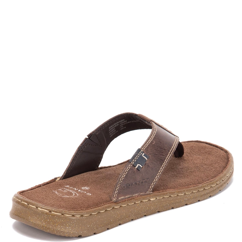 SANDALIA DE CUERO HOMBRE GUANTE CHOCOLATE JACONA - 5