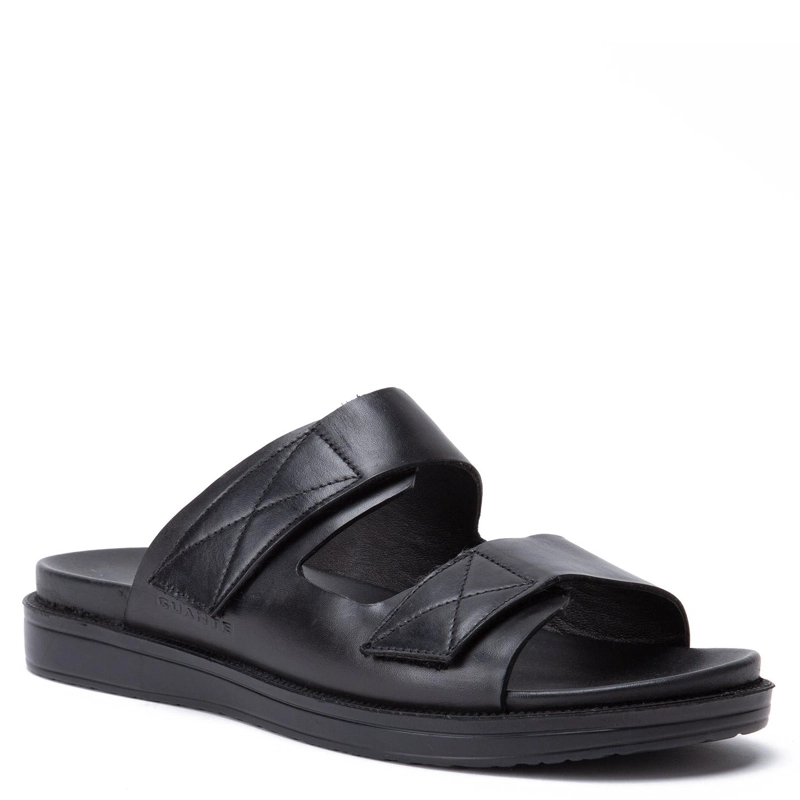 SANDALIA DE CUERO HOMBRE GUANTE NEGRO DEROKO 0035893 - 3