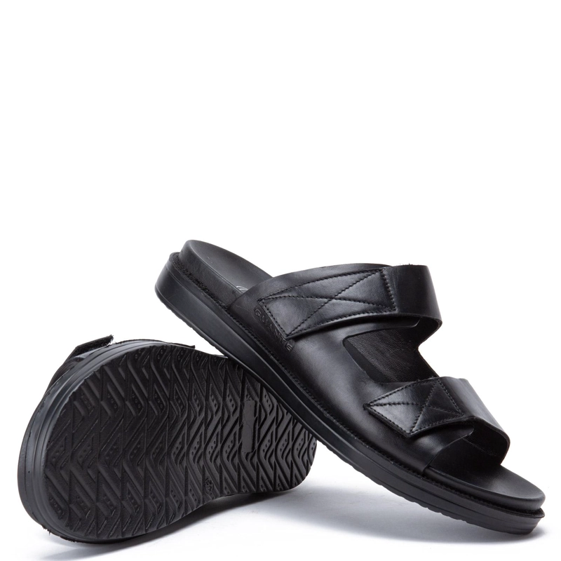 SANDALIA DE CUERO HOMBRE GUANTE NEGRO DEROKO 0035893 - 4