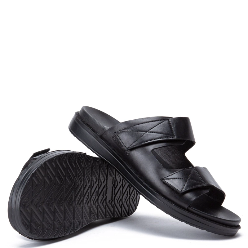 SANDALIA DE CUERO HOMBRE GUANTE NEGRO DEROKO - 4