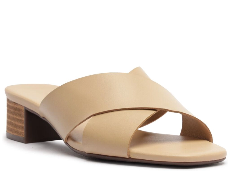 SANDALIA DE CUERO MUJER ANACAPRI BEIGE LUNA C3048900530013 - 3