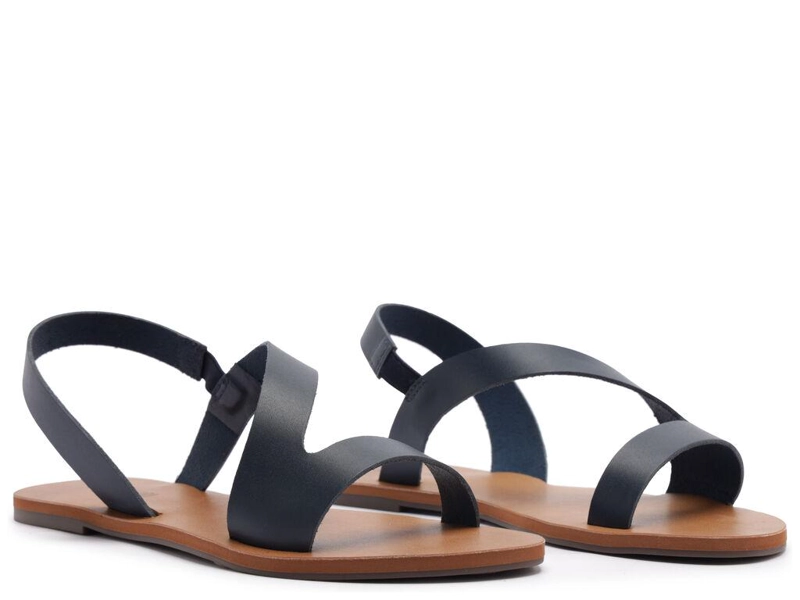 SANDALIA DE CUERO MUJER ANACAPRI AZUL ALBA C3001403040033 - 2