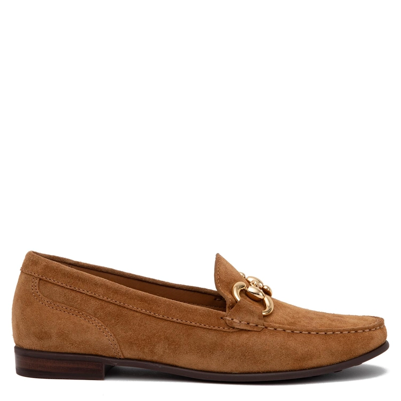 MOCASIN DE CUERO MUJER GACEL CAMEL SIRI 0661019 - 1