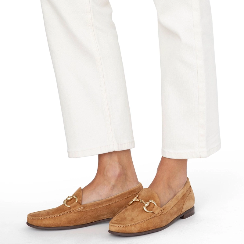 MOCASIN DE CUERO MUJER GACEL CAMEL SIRI 0661019 - 2