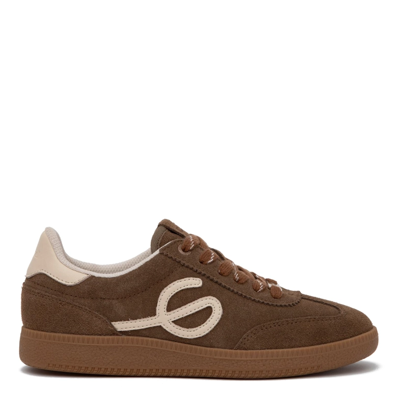 ZAPATILLA DE CUERO MUJER GACEL TAUPE MUNA 0660932 - 1