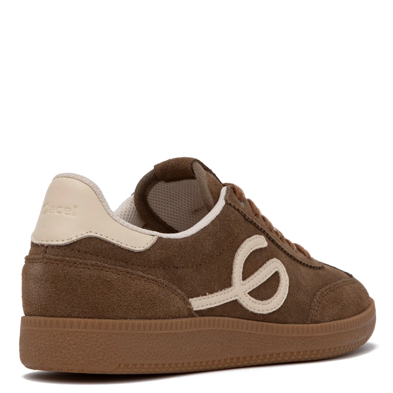 ZAPATILLA DE CUERO MUJER GACEL TAUPE MUNA 0660932 - 5