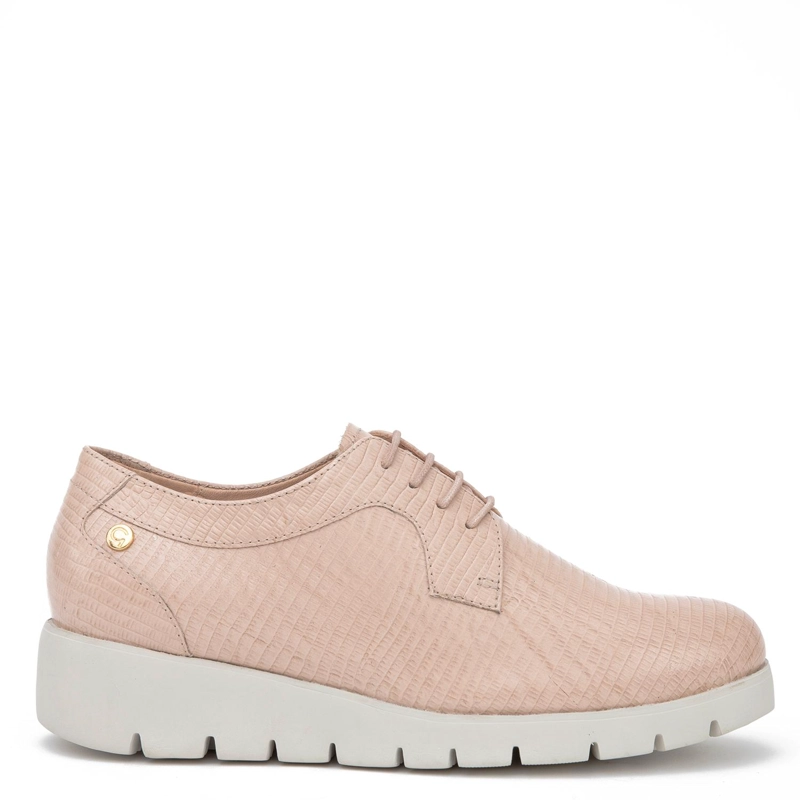 ZAPATO DE CUERO MUJER GACEL NUDE MERCEDES 0660907 - 1