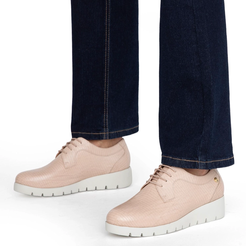 ZAPATO DE CUERO MUJER GACEL NUDE MERCEDES 0660907 - 2