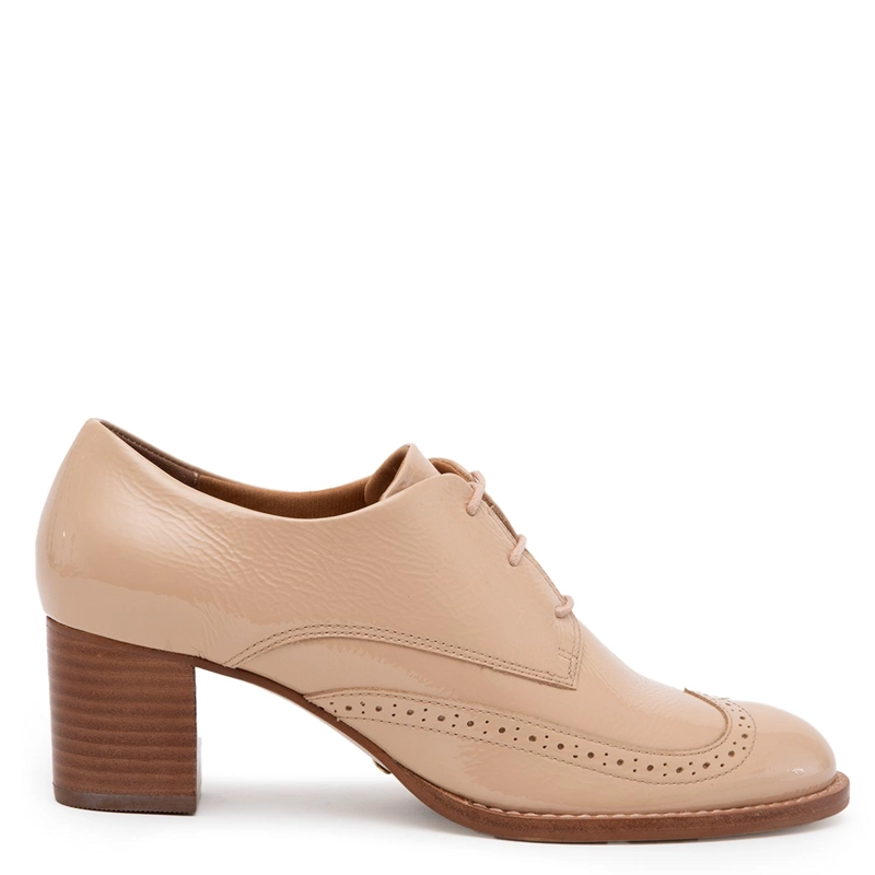 ZAPATO DE CUERO MUJER GACEL NUDE CLAUDIA 0660747 - 1