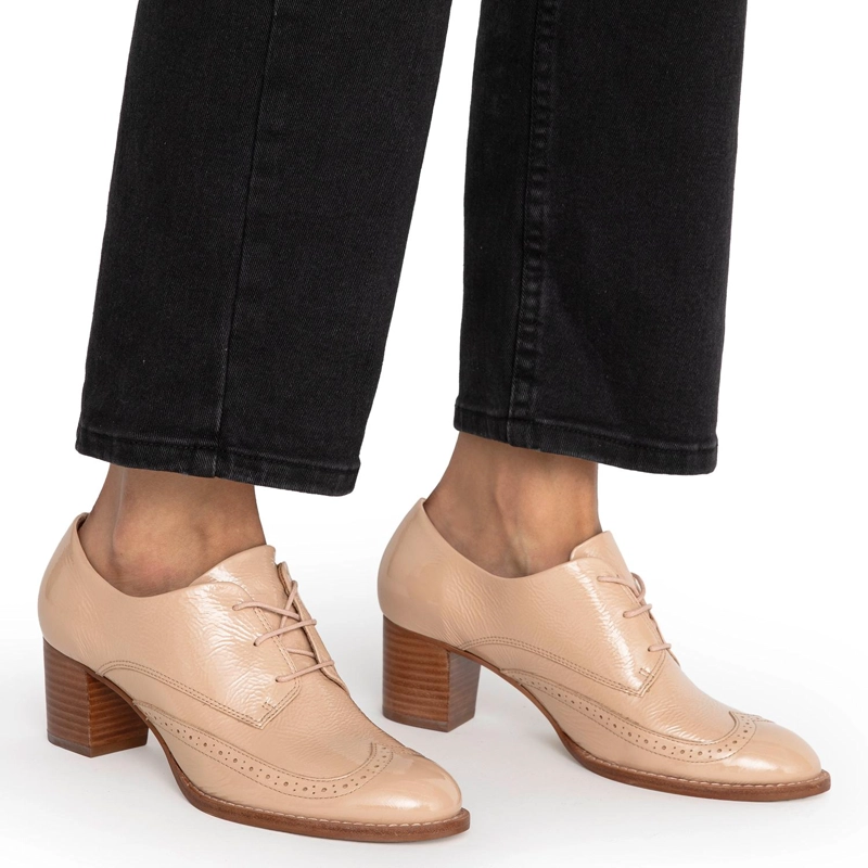 ZAPATO DE CUERO MUJER GACEL NUDE CLAUDIA 0660747 - 2