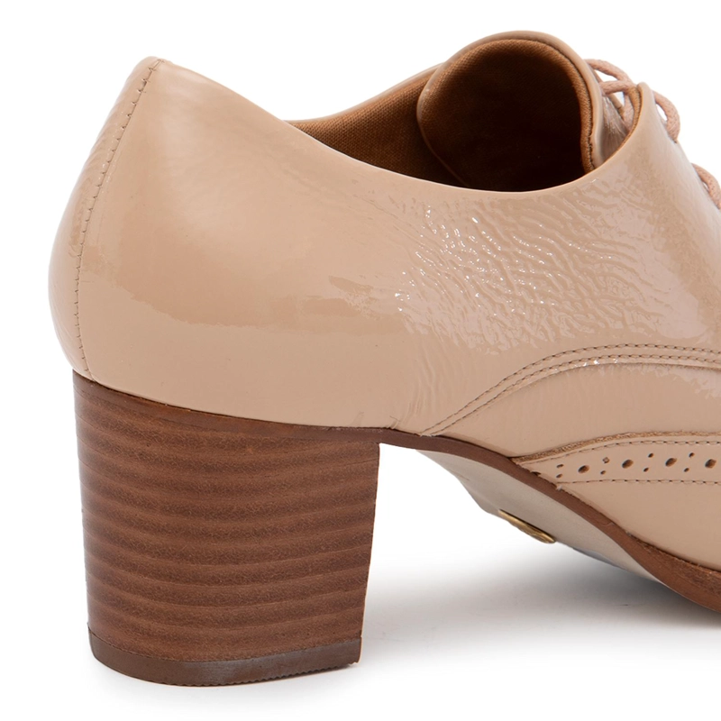 ZAPATO DE CUERO MUJER GACEL NUDE CLAUDIA 0660747 - 4