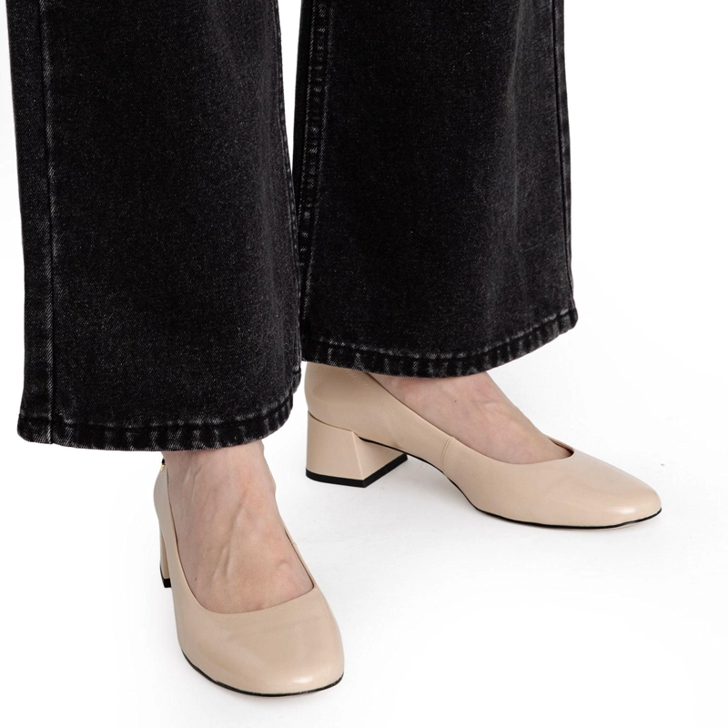 ZAPATO DE CUERO MUJER GACEL NUDE BRERA - 2