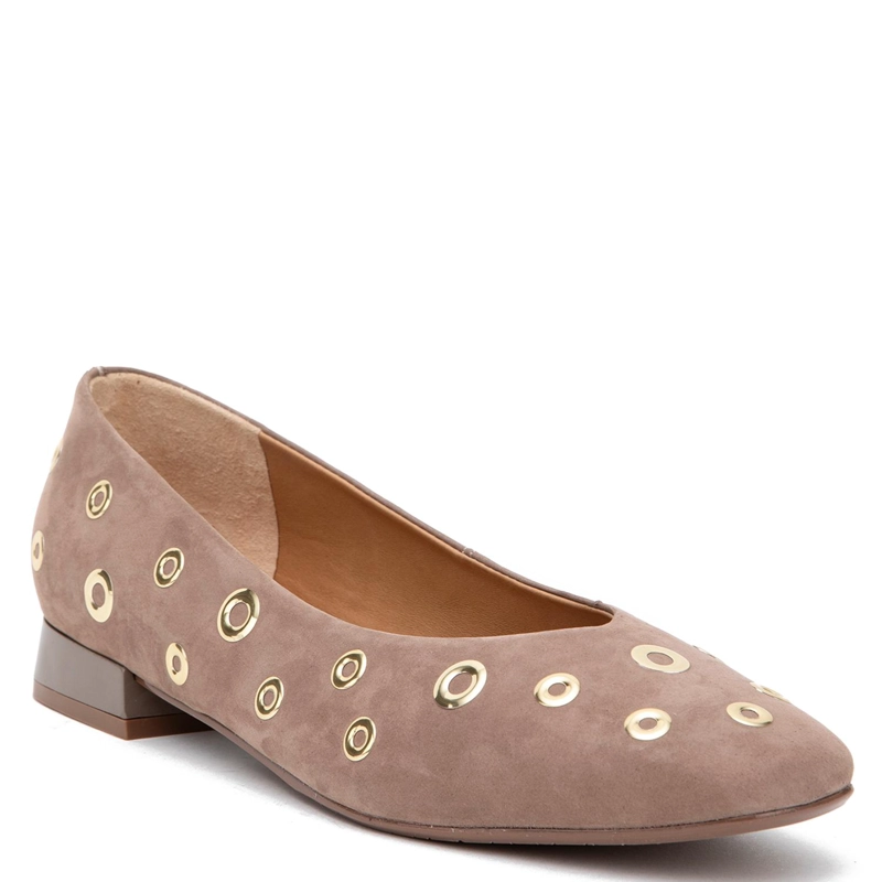 ZAPATO DE CUERO MUJER GACEL TAUPE LANA 0660871 - 3
