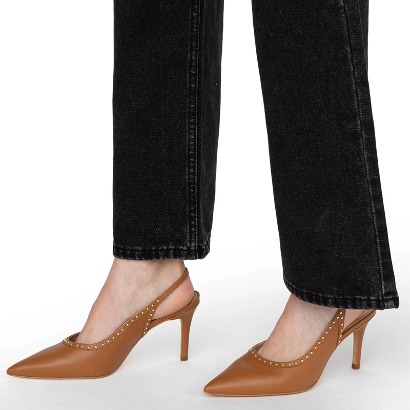 ZAPATO DE CUERO MUJER GACEL CAMEL MONICA - 2