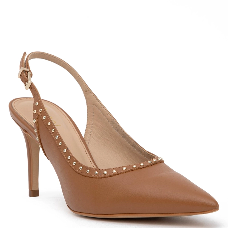 ZAPATO DE CUERO MUJER GACEL CAMEL MONICA - 3