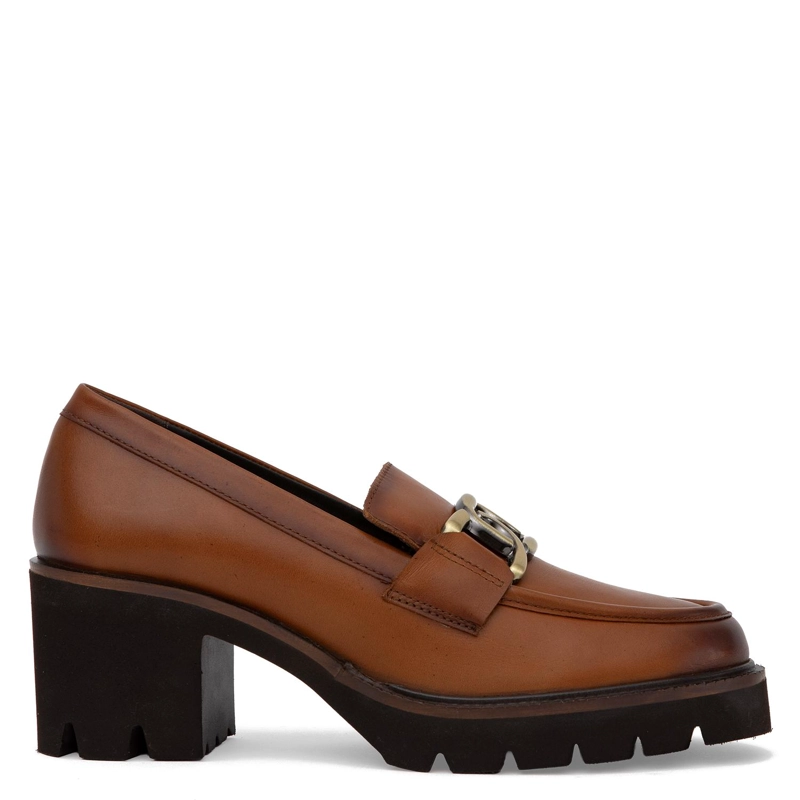 ZAPATO DE CUERO MUJER GACEL TOSTADO RANYA - 1