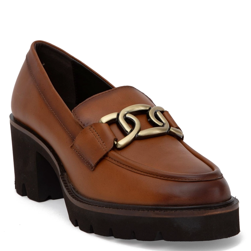 ZAPATO DE CUERO MUJER GACEL TOSTADO RANYA - 3