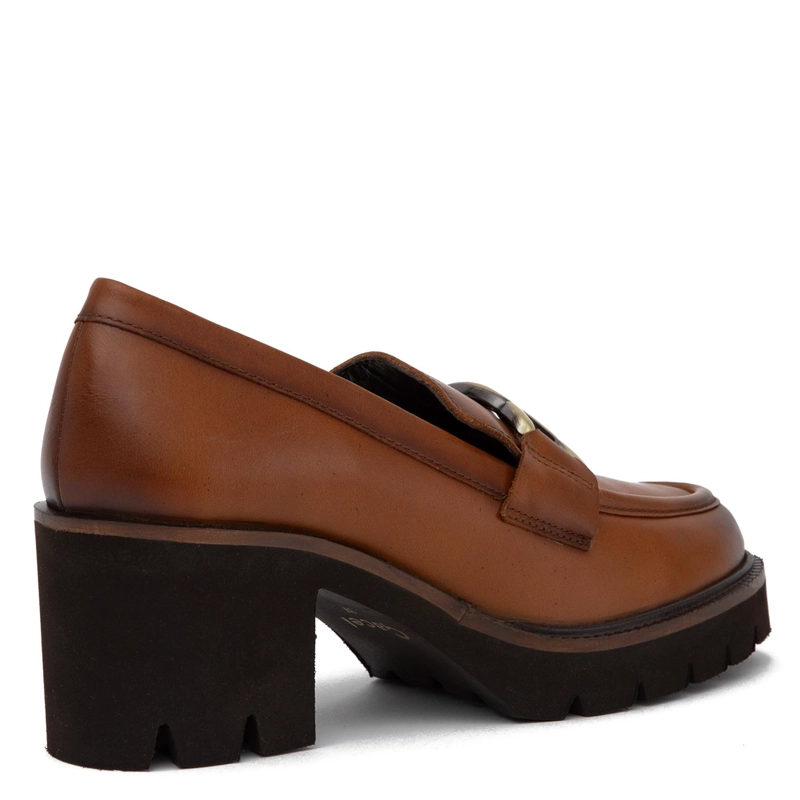 ZAPATO DE CUERO MUJER GACEL TOSTADO RANYA - 5