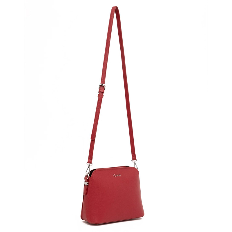 CARTERA MUJER GACEL ROJO BANDOLERA GRANDE - 3