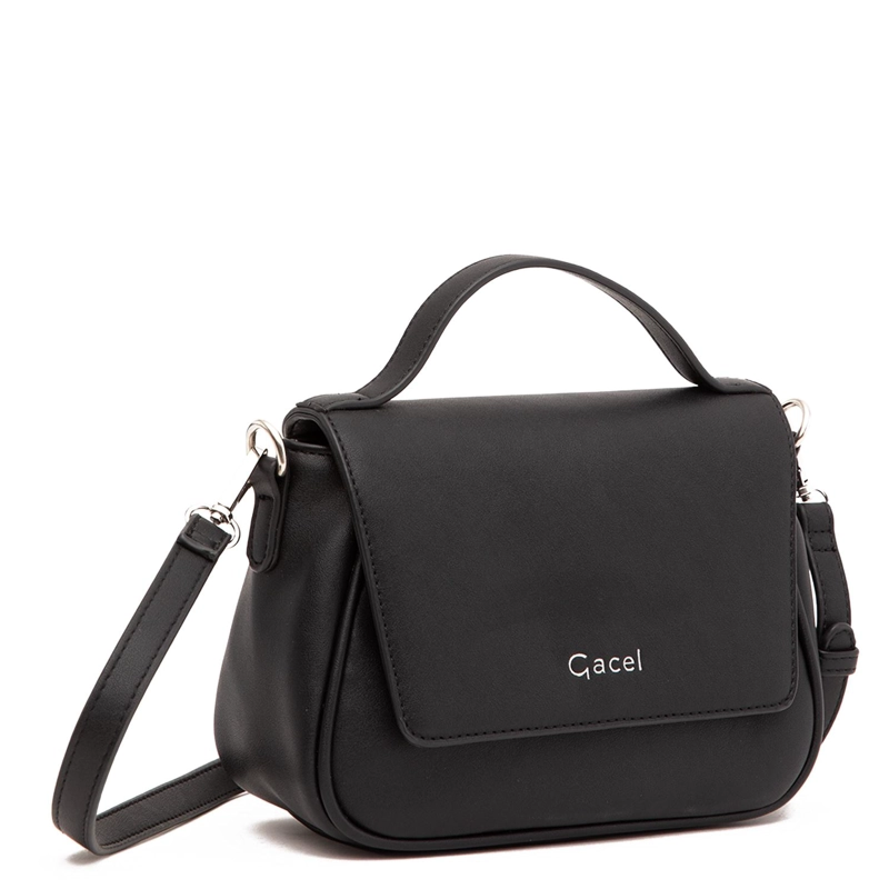 CARTERA MUJER GACEL NEGRO BANDOLERA PEQUEÑA - 4