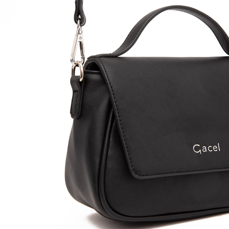 CARTERA MUJER GACEL NEGRO BANDOLERA PEQUEÑA - 5