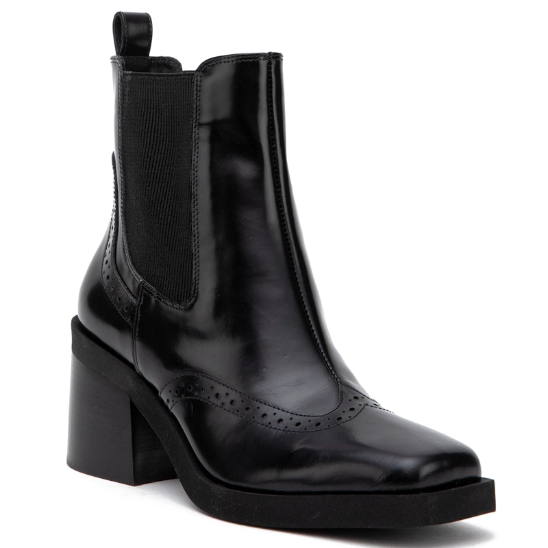 BOTIN DE CUERO MUJER GACEL NEGRO DARCY - 3