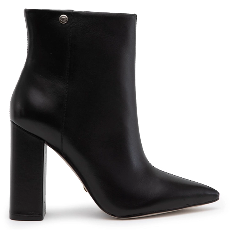 BOTIN DE CUERO MUJER GACEL NEGRO POLA - 1