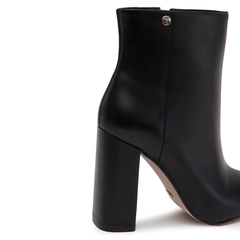 BOTIN DE CUERO MUJER GACEL NEGRO POLA - 4