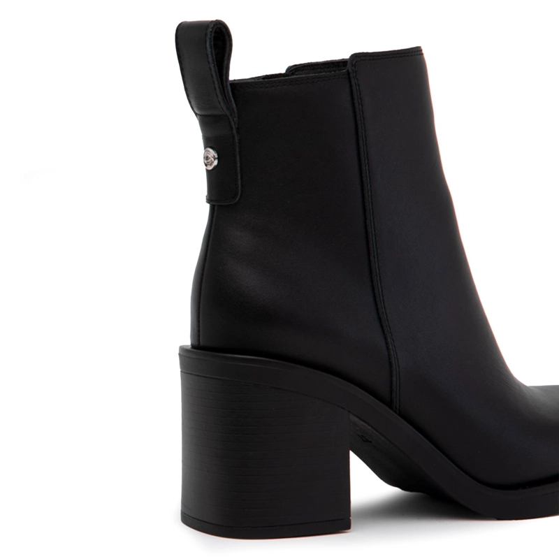 BOTIN DE CUERO MUJER GACEL NEGRO UGA - 4