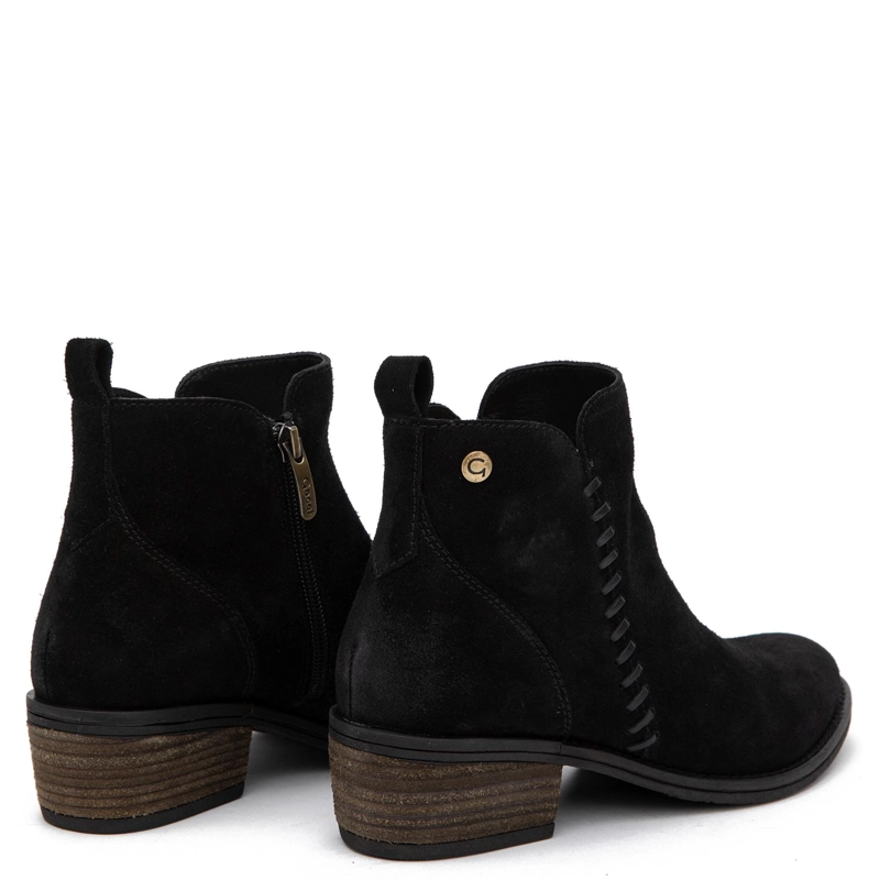 BOTIN DE CUERO MUJER GACEL NEGRO GINA 0660802 - 5