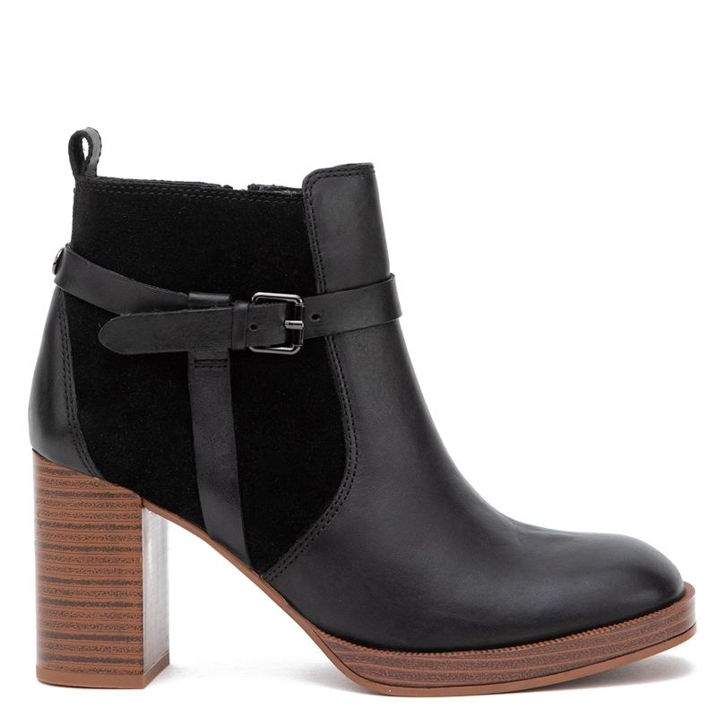 BOTIN DE CUERO MUJER GACEL NEGRO JUANA 0660850 - 1