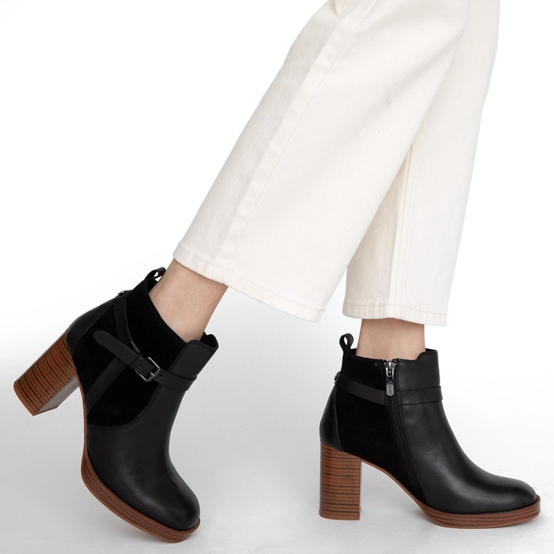 BOTIN DE CUERO MUJER GACEL NEGRO JUANA 0660850 - 2