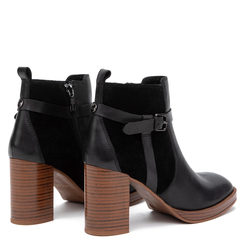 BOTIN DE CUERO MUJER GACEL NEGRO JUANA 0660850 - 5