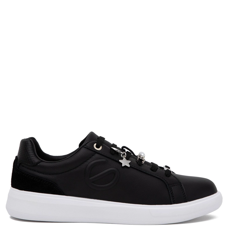 ZAPATILLA DE CUERO MUJER GACEL NEGRO ROSALIA - 1