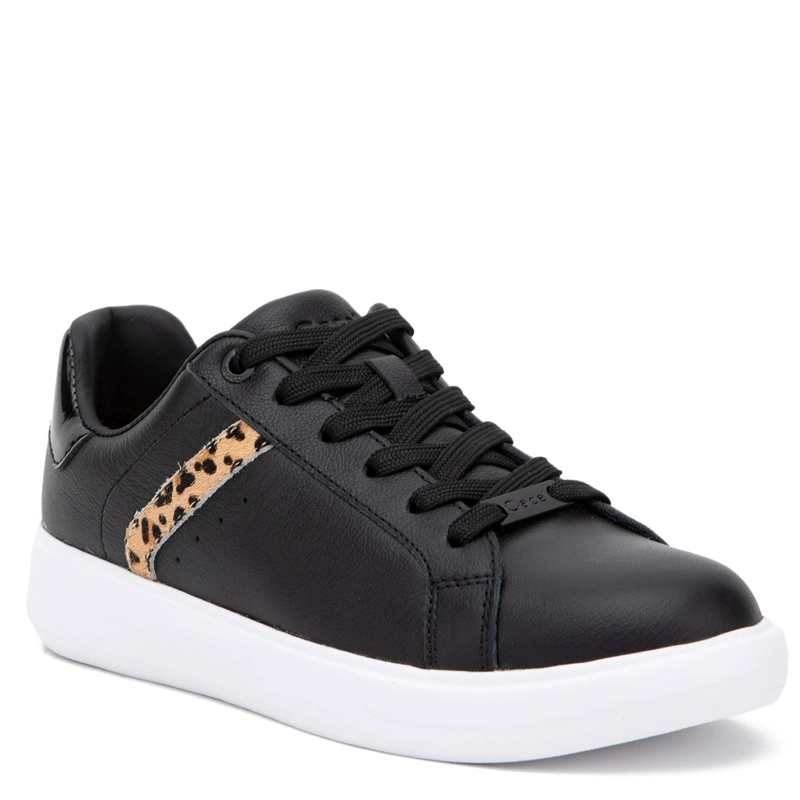 ZAPATILLA DE CUERO MUJER GACEL NEGRO ROSALIA - 3