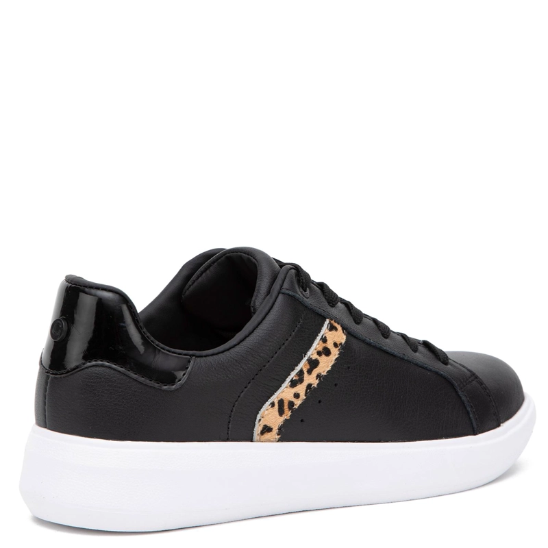 ZAPATILLA DE CUERO MUJER GACEL NEGRO ROSALIA - 5