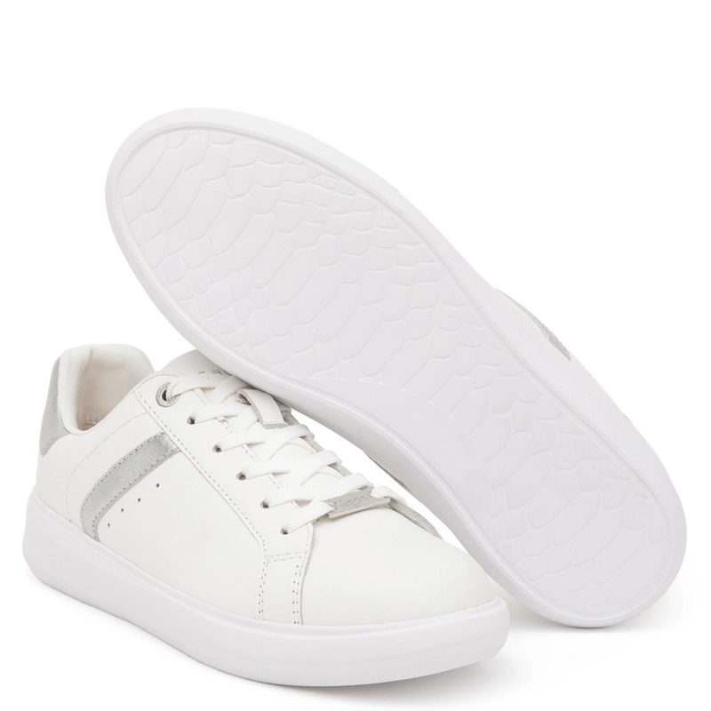 ZAPATILLA DE CUERO MUJER GACEL BLANCO ROSALIA 0660994 - 4